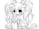Cute Chibi Anime Bunny Girl Coloring Page (With Images pour Manga Dessin A Imprimer