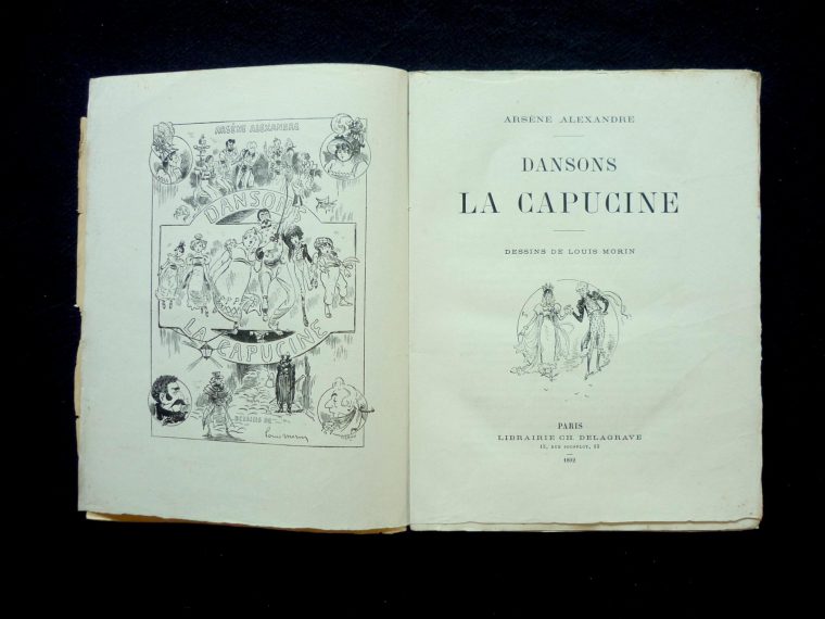 Dansons La Capucine By Alexandre, Arsène: Bon Couverture destiné Danson La Capucine