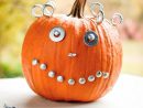 Décoration Créative De Citrouille Halloween En Ferrailles destiné Citrouille Monstre