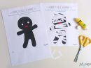 Découpe Et Colle : La Momie ! | Activité Halloween pour Decoupage Pour Enfants
