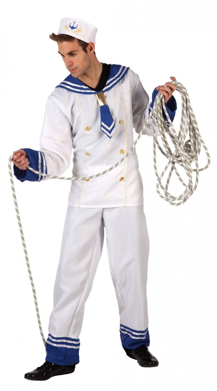 Déguisement Marin Homme : Costume Uniforme Marine Pas Cher concernant Matelot Navigue Sur Les Flots