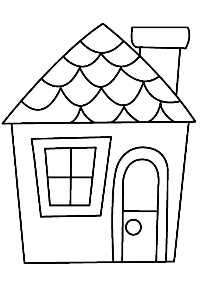  Dessin  De Maison  Facile  GreatestColoringBook com