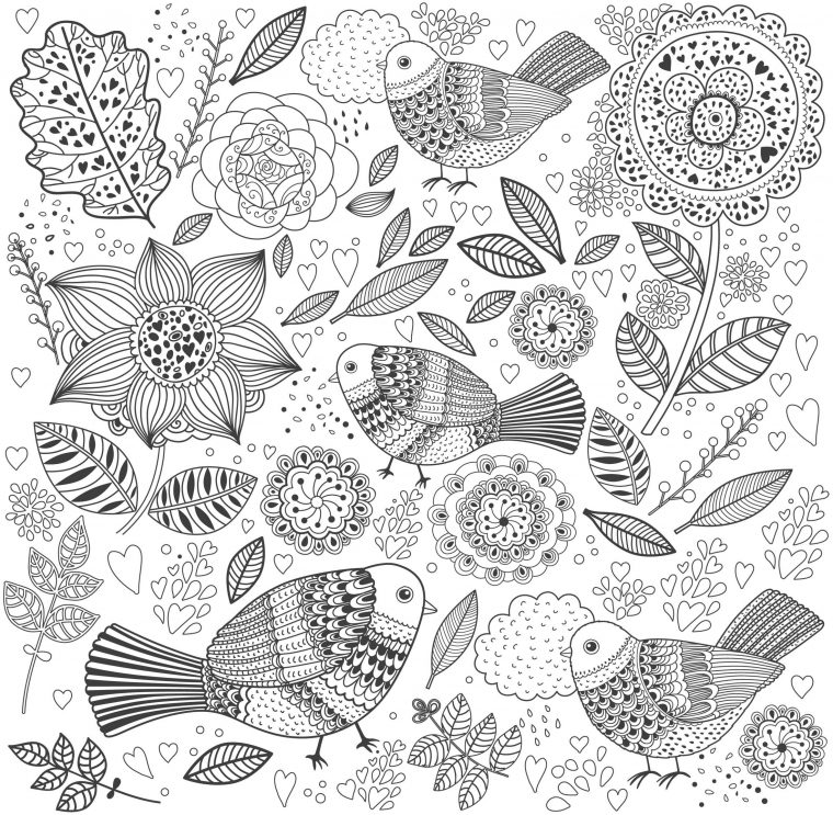 Des Coloriages Anti-Stress En Printable Gratuit | Drawing avec Coloriage Zen Magazine