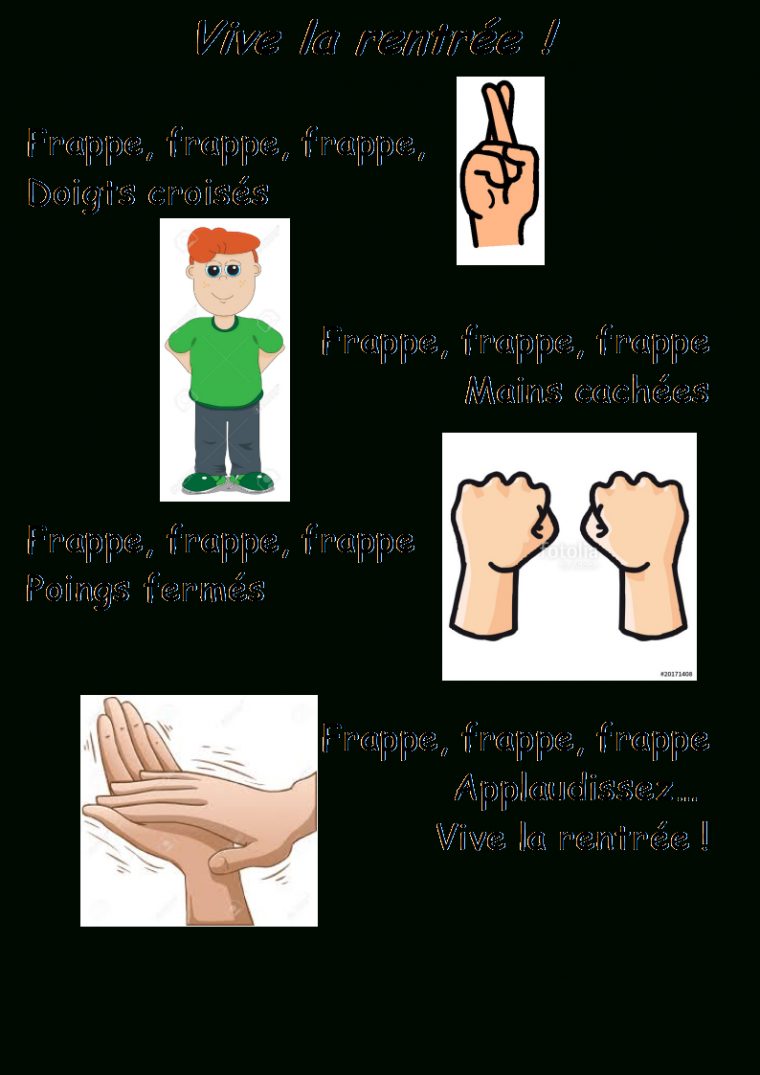 Dés Doigts Maternelle tout Chant Rentr?E Grande Section