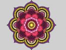 Desenho De Mandala Flor Oriental Pintado E Colorido Por dedans Mandala Colorié