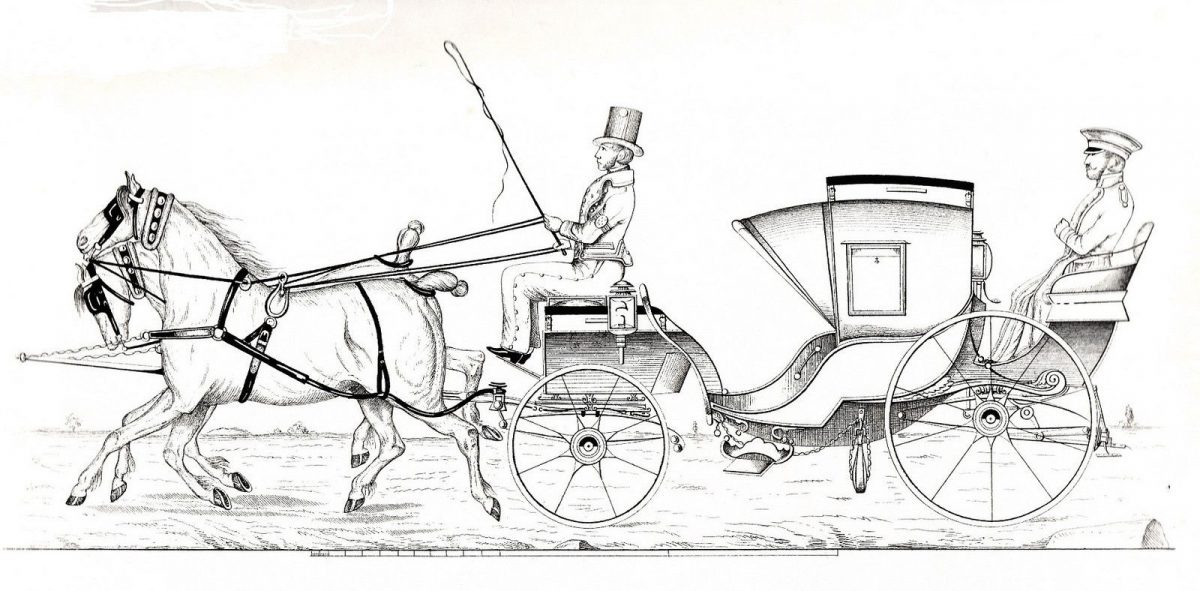 Voiture (Hippomobile) — Wikipédia encequiconcerne Dessin 4 Roues