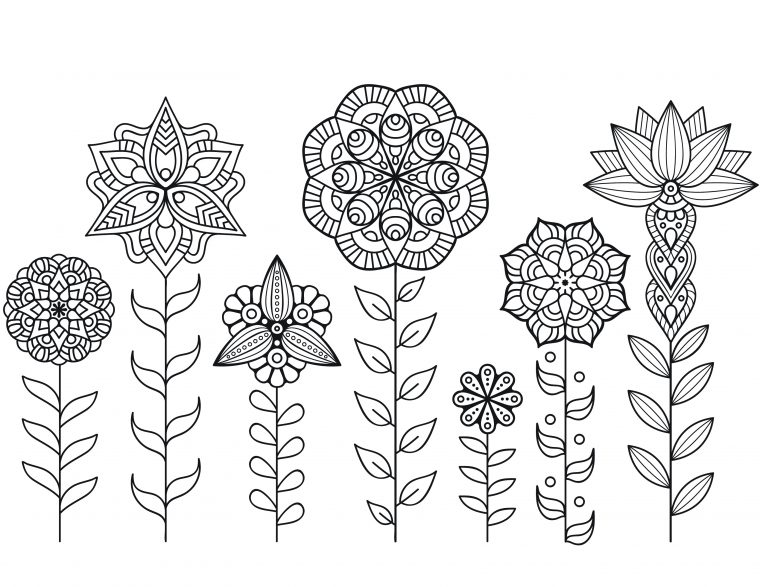 Dessin A Imprimer De Mandala Fleurs Automne - Artherapie.ca destiné Coloriage Mandala Disney À Imprimer Gratuit
