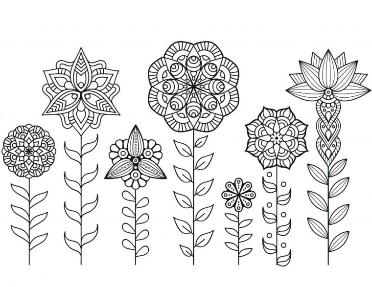 Dessin A Imprimer De Mandala Fleurs Automne – Artherapie.ca tout Coloriage Herisson A Imprimer Gratuit