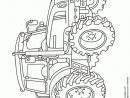 Dessin À Imprimer Et À Colorier D’un Tracteur Agricole Moderne intérieur Tracteur A Colorier