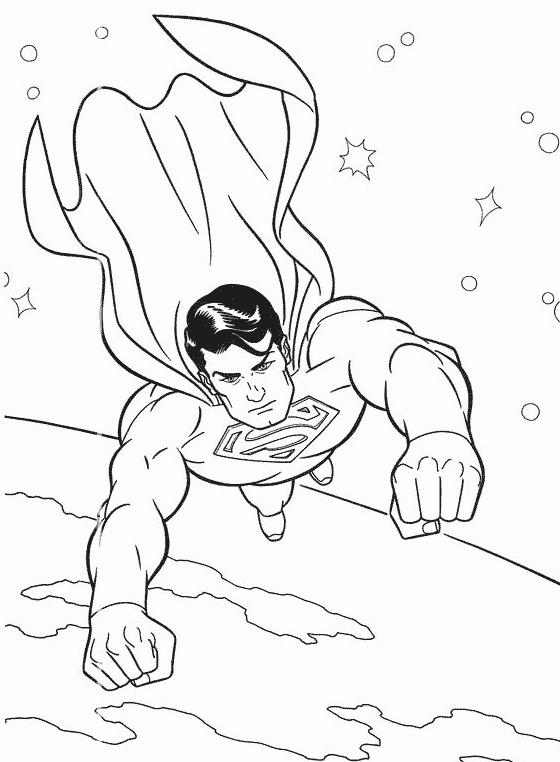 Dessin A Imprimer Superman Gratuit pour Coloriage Superman A Imprimer Gratuit