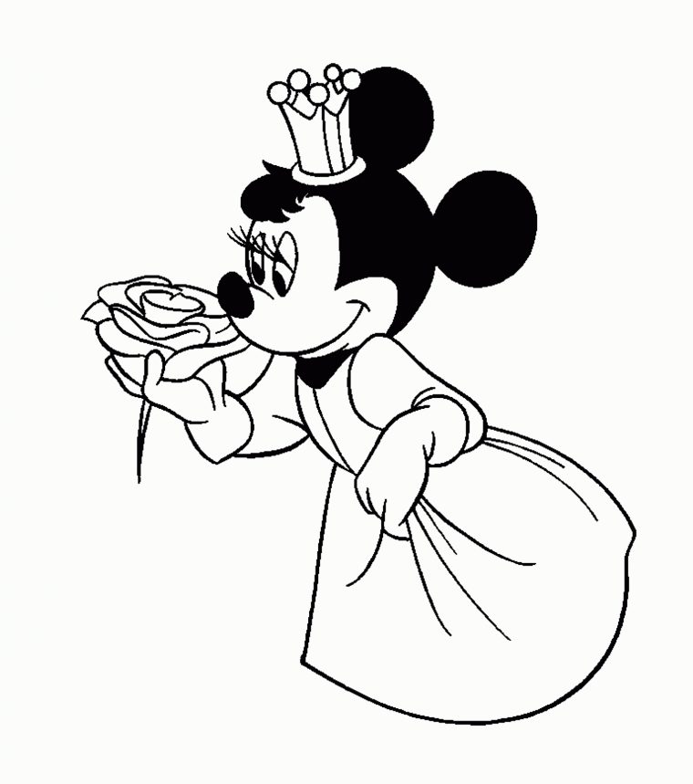 Dessin Coloriage Imprimer Mickey - Ohbq avec Minnie A Colorier