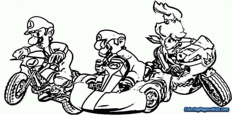 Dessin De Mario Kart 8 Deluxe – Les Dessins Et Coloriage pour Coloriage Mario Kart