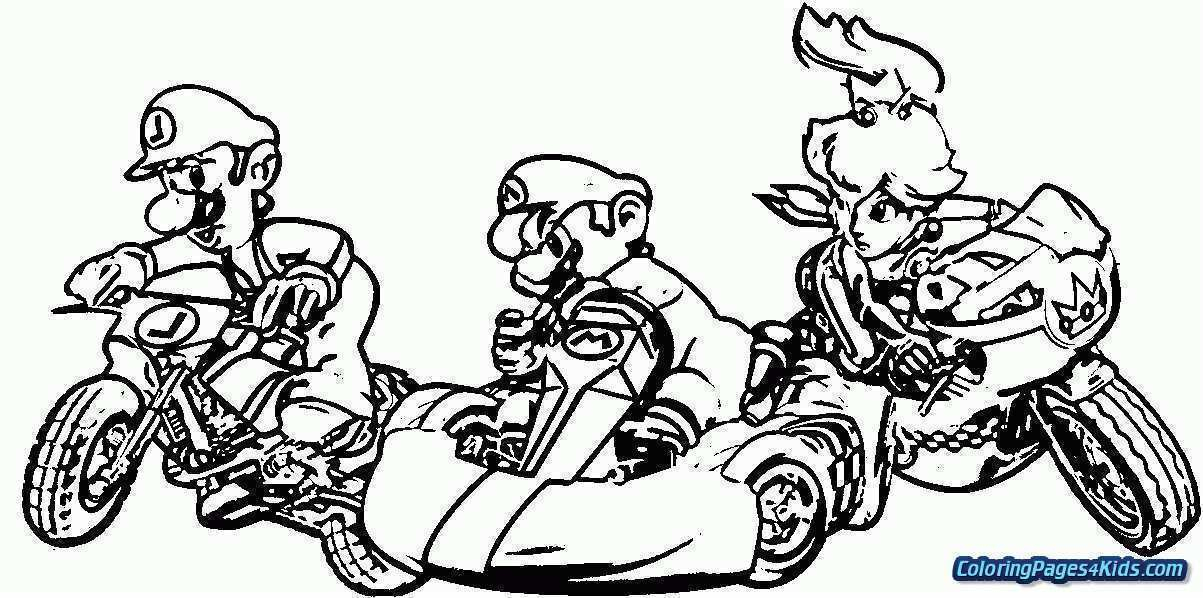 Dessin De Mario Kart 8 Deluxe - Les Dessins Et Coloriage pour Coloriage Mario Kart