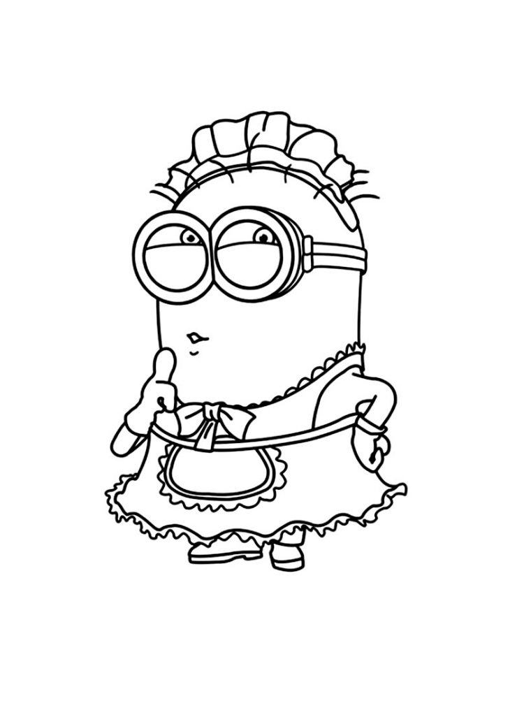 Dessin De Minions Gratuit À Imprimer Et Colorier encequiconcerne Coloriage A Imprimer Minion Gratuit