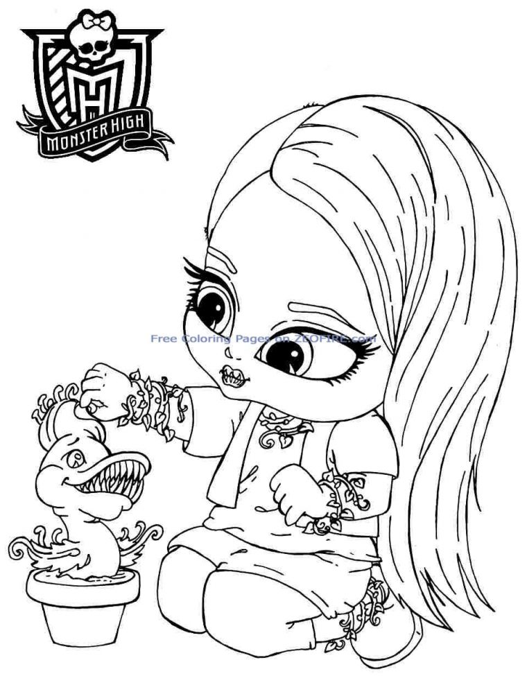 Dessin De Monster High À Imprimer->Dessin De Monster High dedans Coloriage Baby Boss A Imprimer