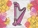 Dessin De Une Harpe Colorie Par Membre Non Inscrit Le 17 destiné Dessin Harpe