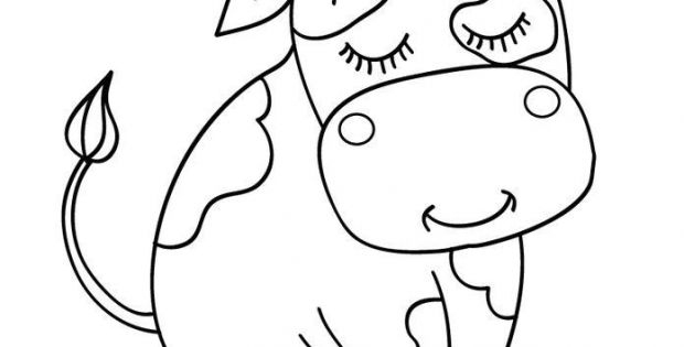 Dessin De Vache À Imprimer Nouveau Image Coloriage D dedans Coloriage D Animaux De Vache