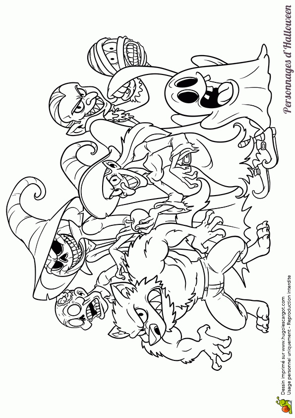 Dessin Des Légendaires Monstres D’halloween À Colorier serapportantà Coloriage Les Legendaires A Imprimer