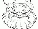 Dessin D’un Magnifique Portrait Du Père Noël À Colorier pour Dessin De Pere Noel A Colorier