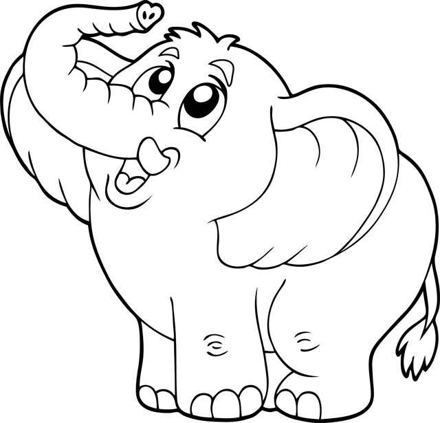 Dessin Elephant De Mer à Coloriage Kangourou A Imprimer Gratuit