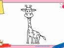 Dessin Girafe 3 Facile - Comment Dessiner Une Girafe à Comment Dessiner Un Diable Facilement