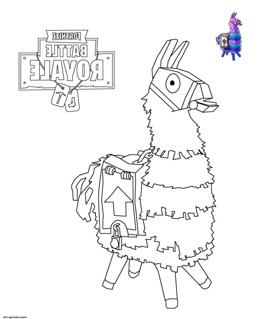 Dessin Imprimer Fortnite Cool Galerie Coloriage Llama intérieur Coloriage Fortnite A Imprimer