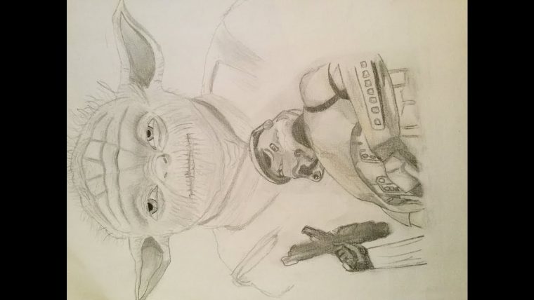 Dessin Maitre Yoda (Starwars) – serapportantà Maitre Yoda Dessin