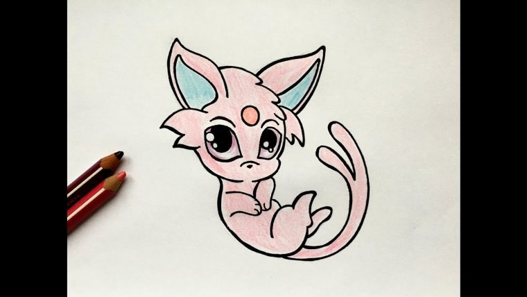 Dessin Mentali Bébé (Pokémon) – concernant Noctali Pokemone Coloriage