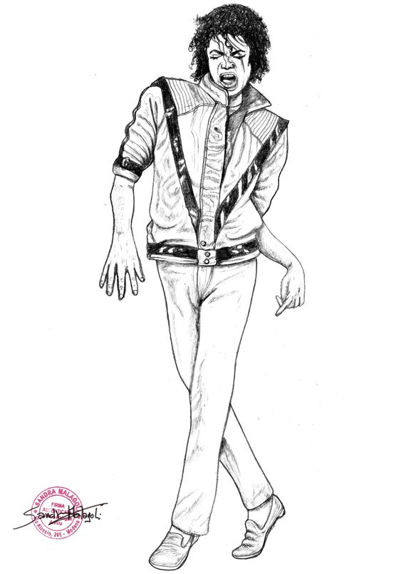 Dessin Michael Jackson Thriller. Impression De Coloriage intérieur Coloriage De Michael Jackson