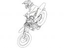 Dessin Moto Cross – 3 Design tout Moto Cross À Colorier