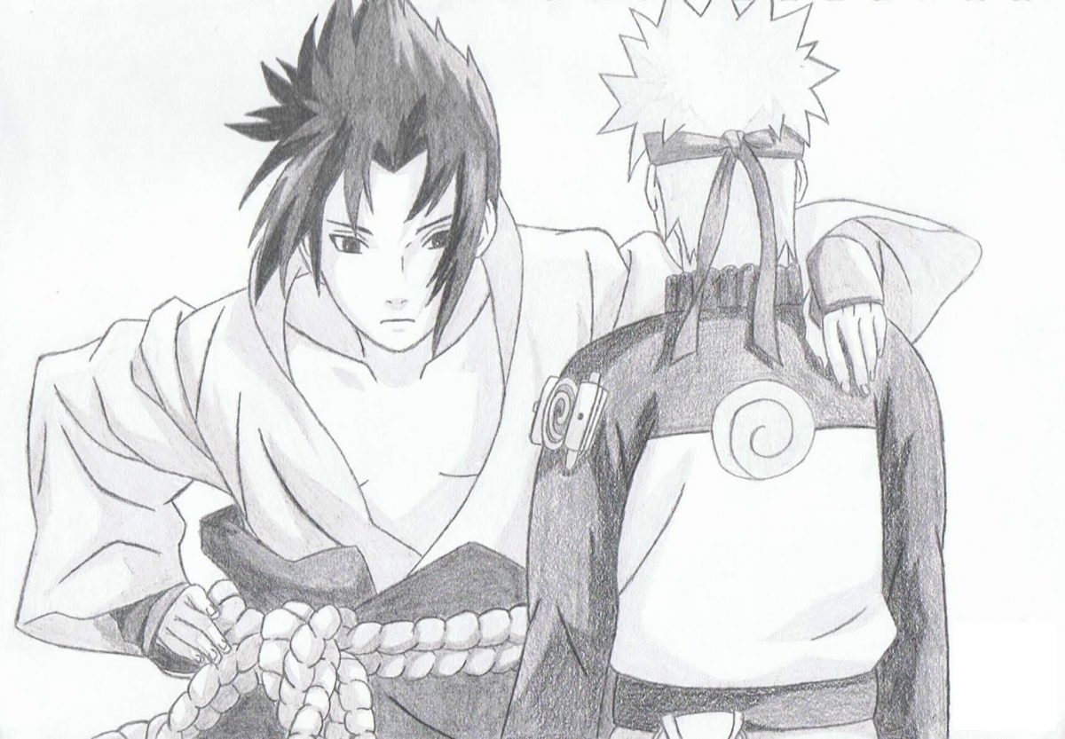 Coloriage Naruto Sasuke Sakura intérieur Coloriage Naruto Sasuke
