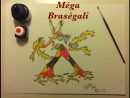 Dessin Pokémon : Mega Brasegali!!!! Le Pokémon Aux Pieds à Dessiner Des Pokémon