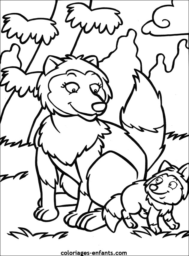 Dessin Renard Gratuit concernant Coloriage Renard