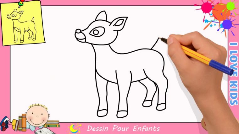 Dessin Renne De Noel Facile – Comment Dessiner Un Renne De pour Comment Dessiner Un Diable Facilement