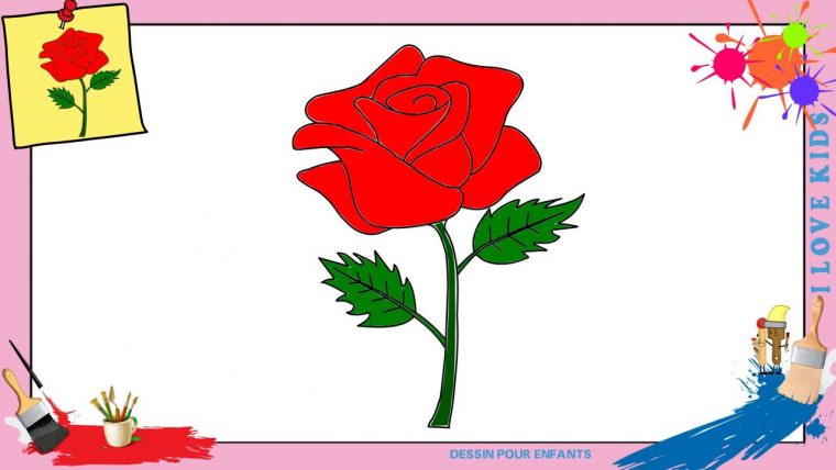 Dessin Rose 2 – Comment Dessiner Une Rose Facilement Etape dedans Image De Dessin A Dessiner