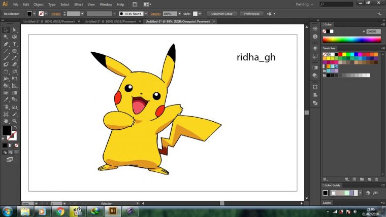 Dessiner Pikachu De Pokemon Avec Adobe Illustrator – encequiconcerne Dessiner Des Pokémon