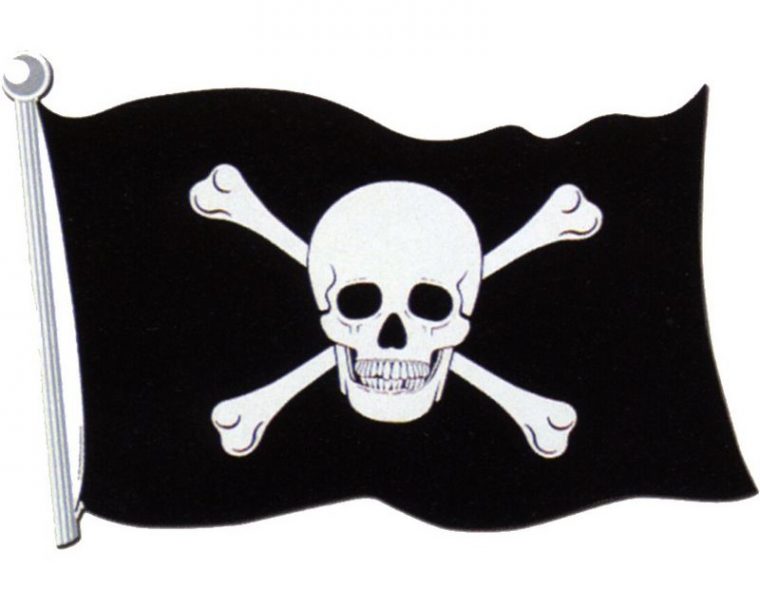 Dessins En Couleurs À Imprimer : Pirate, Numéro : 14100 dedans Drapeau Pirate Coloriage