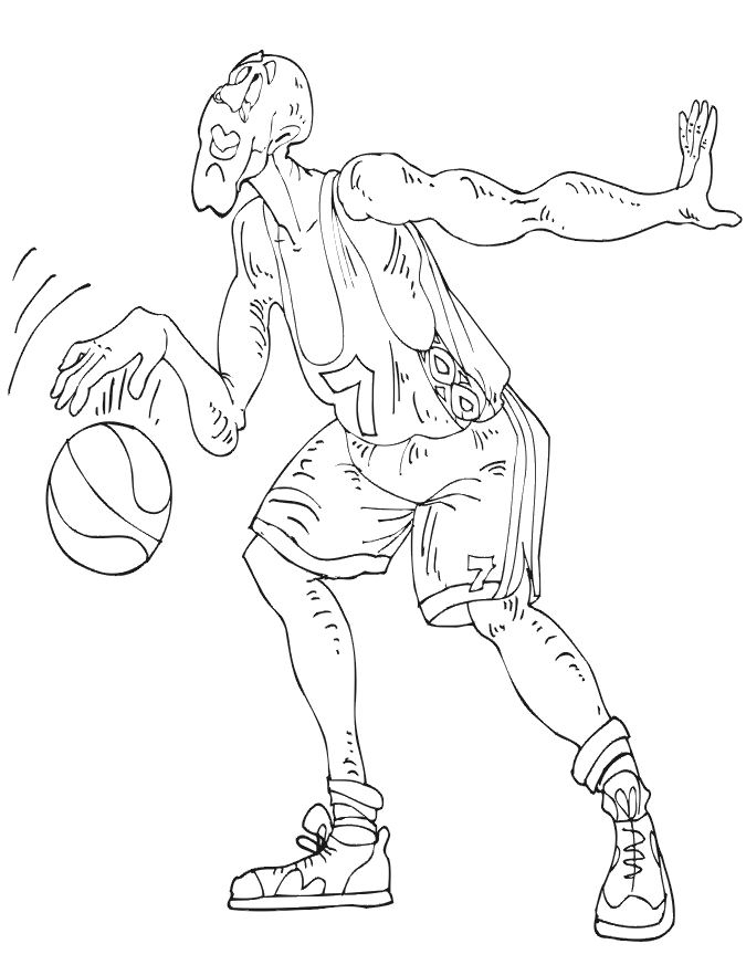 Dessins Gratuits À Colorier – Coloriage Basketball À Imprimer serapportantà 25 Coloriage De Basketball A Imprimer Gratuit