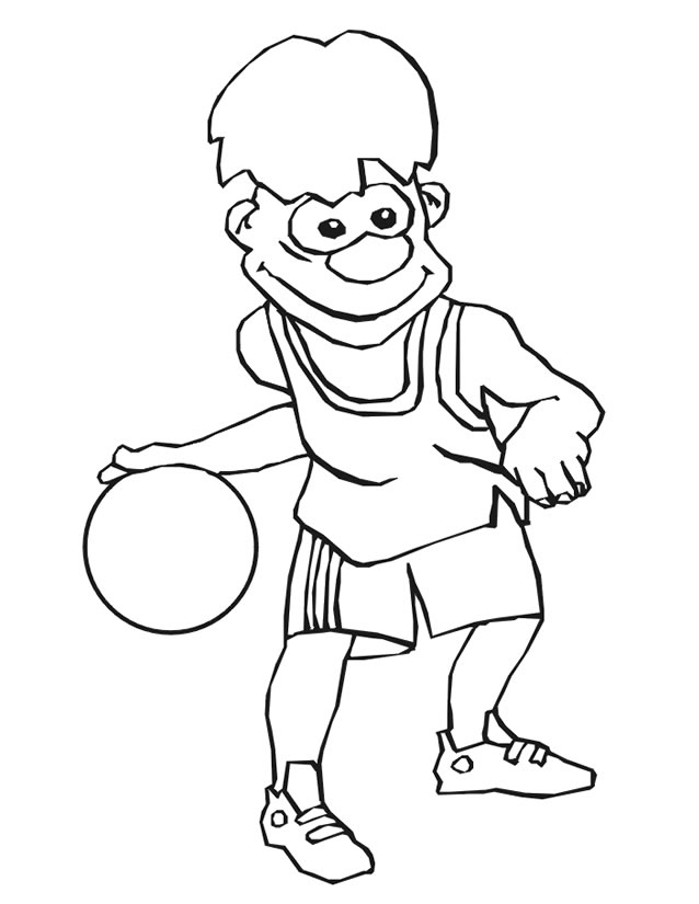 Dessins Gratuits À Colorier – Coloriage Basketball À Imprimer tout 25 Coloriage De Basketball A Imprimer Gratuit