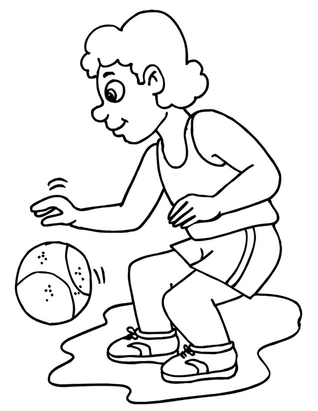 Dessins Gratuits À Colorier – Coloriage Basketball À Imprimer tout 25 Coloriage De Basketball A Imprimer Gratuit
