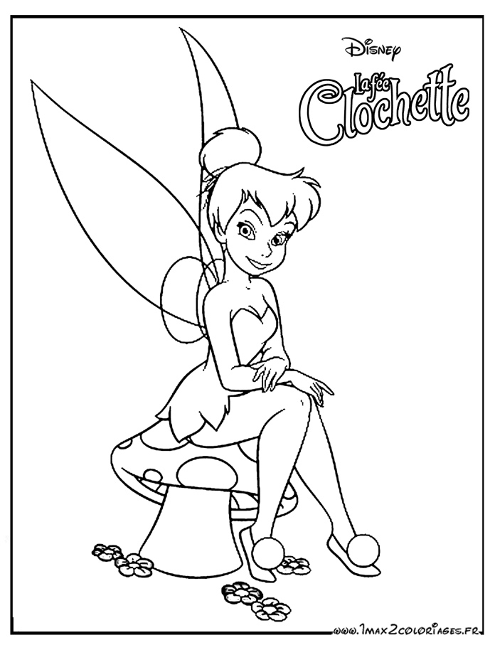 Dessins Gratuits À Colorier – Coloriage Fee Clochette À dedans Dessin Fée Clochette A Imprimer Gratuit