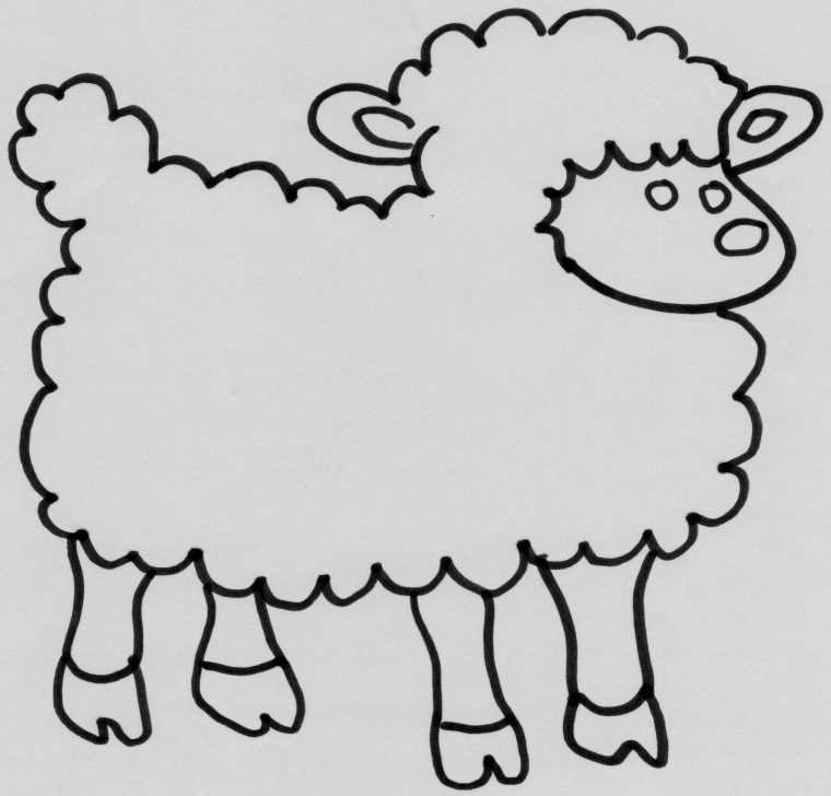 Dessins Gratuits À Colorier – Coloriage Mouton À Imprimer dedans Dessin Mouton Rigolo