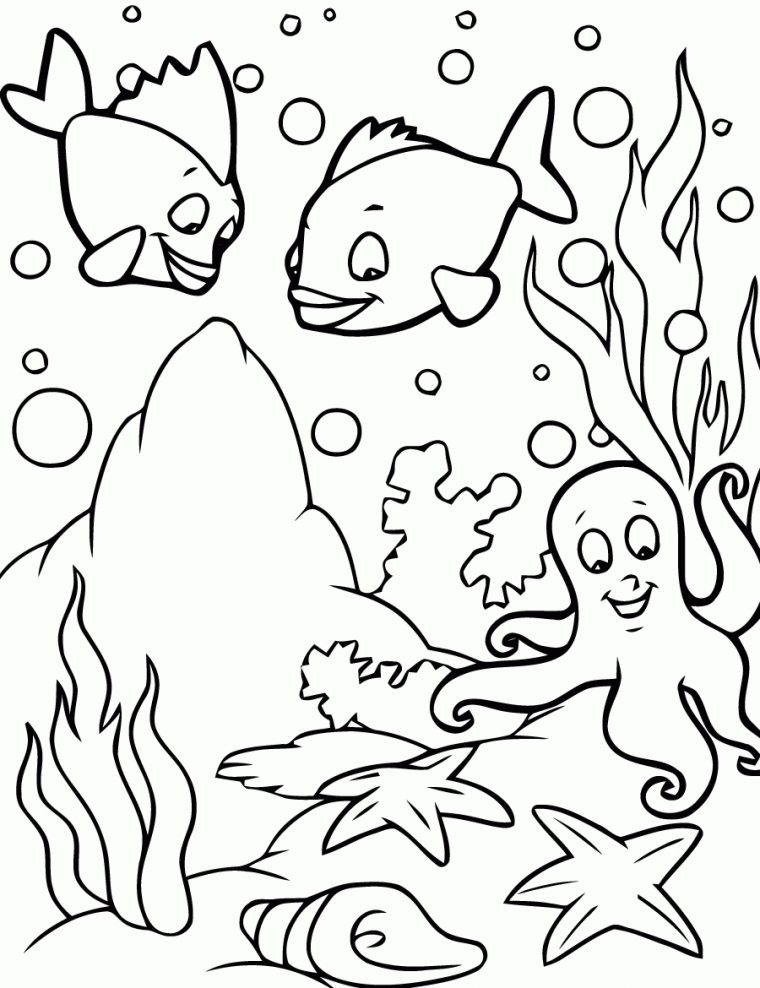 Dessins Gratuits À Colorier – Coloriage Poisson À Imprimer serapportantà Coloriage Poisson