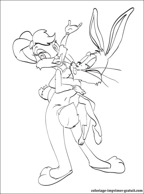 Dessins Gratuits Colorier Coloriage Bugs Bunny Imprimer à Coloriage Lola