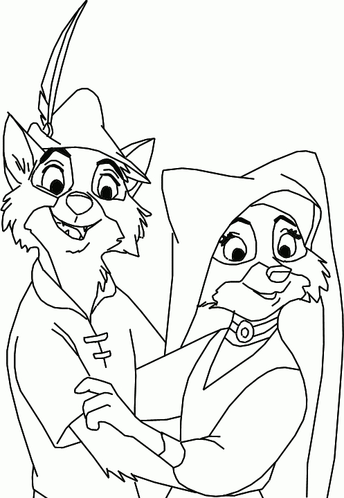 Dibujos Para Colorear De "Lady Marian (Robin Hood serapportantà Coloriage Robin Des Bois