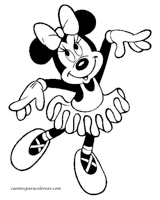 Dibujos Para Colorear Minnie Mouse dedans Dessin Minnie Facile