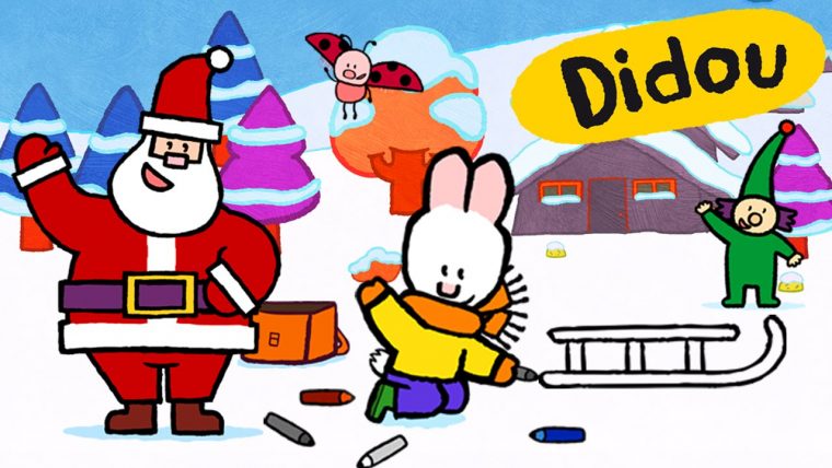 Didou Dessine-Moi Noël Didou Et L'Assistant Du Père Noël intérieur Dessin De Noêl