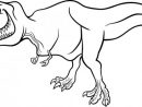 Dinosaure Tyrannosaure Cartoon Pour Cahier De Coloriage encequiconcerne Coloriage Dinosaure Tyrannosaure