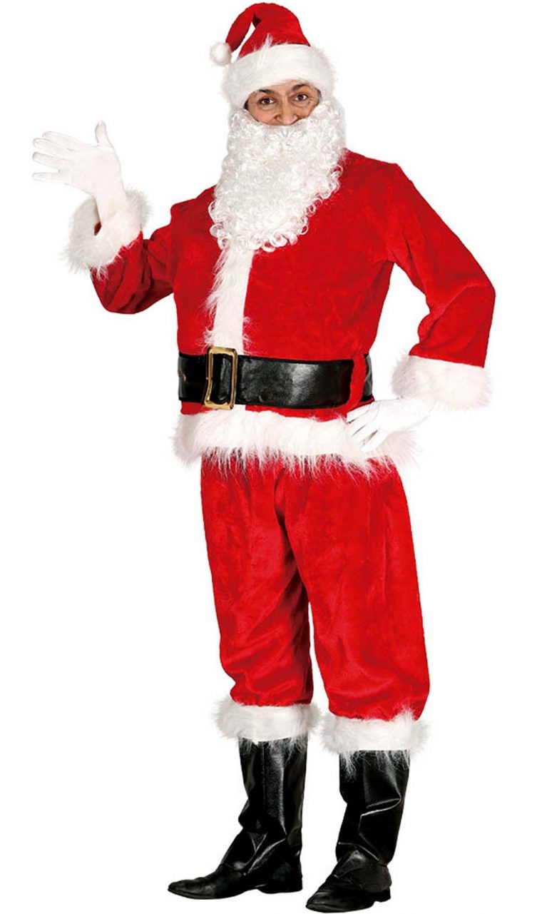 Disfraz Papa Noel Deluxe Adulto, Talla: Única tout Papa No?L