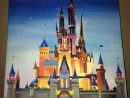Disney Cinderella Castle Painting On Canvas $300 | Disney dedans Dessin Chateau Disney